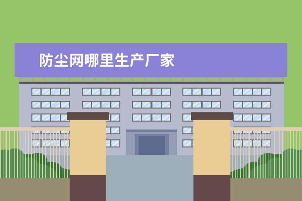 防尘网哪里生产厂家