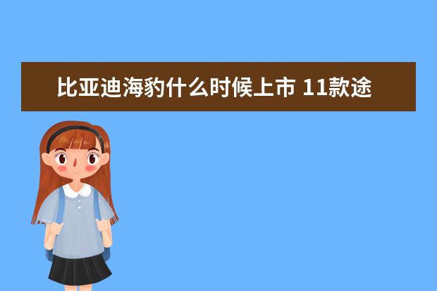 比亚迪海豹什么时候上市 11款途锐天窗如何设置初始化，比亚迪速锐天窗怎么初始化学习