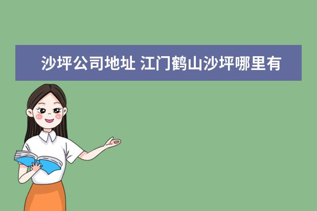 沙坪公司地址 江门鹤山沙坪哪里有电脑配件买?请给我详细地址 - 百...