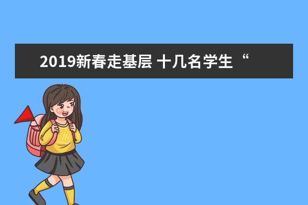 2019新春走基层 十几名学生“回流”农村校