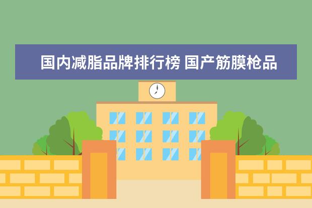 国内减脂品牌排行榜 国产筋膜枪品牌十大排行榜