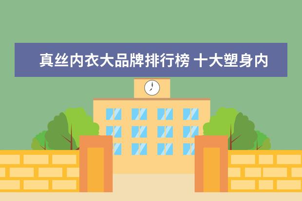 真丝内衣大品牌排行榜 十大塑身内衣品牌排行榜 塑身衣什么牌子好