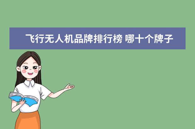 飞行无人机品牌排行榜 哪十个牌子的无人机好?