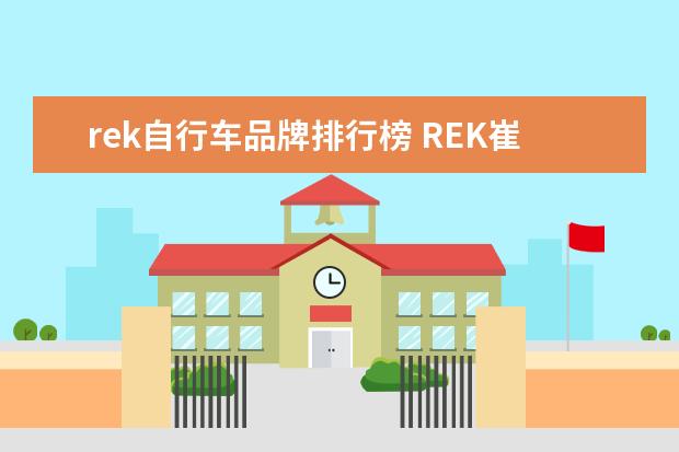 rek自行车品牌排行榜 REK崔克自行车和捷安特自行车很像呢,什么关系?? - ...