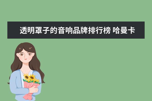 透明罩子的音响品牌排行榜 哈曼卡顿怎么拆罩子