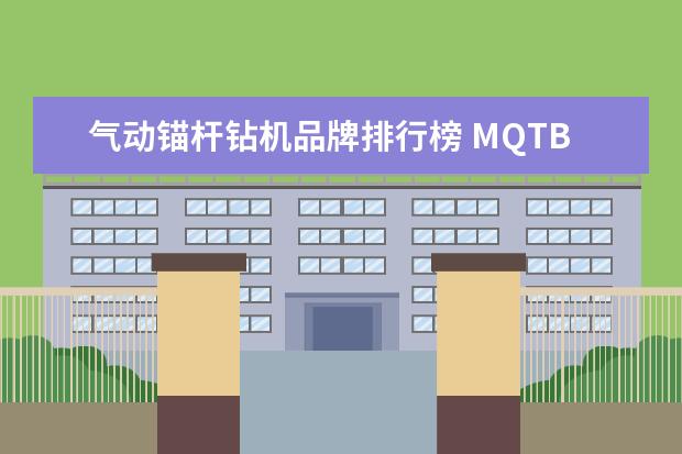 气动锚杆钻机品牌排行榜 MQTB-80/2.1气动锚杆钻机技术参数sh08是什么,谢谢? ...