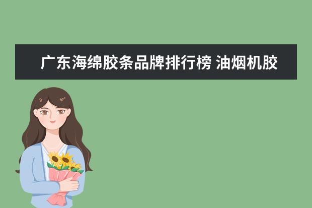 广东海绵胶条品牌排行榜 油烟机胶条粘哪里