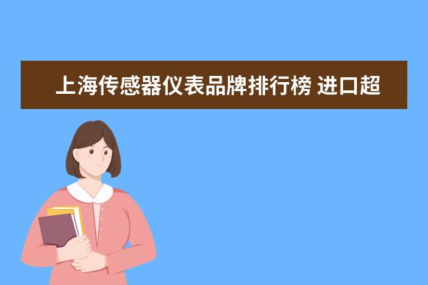 上海传感器仪表品牌排行榜 进口超声波流量计排名