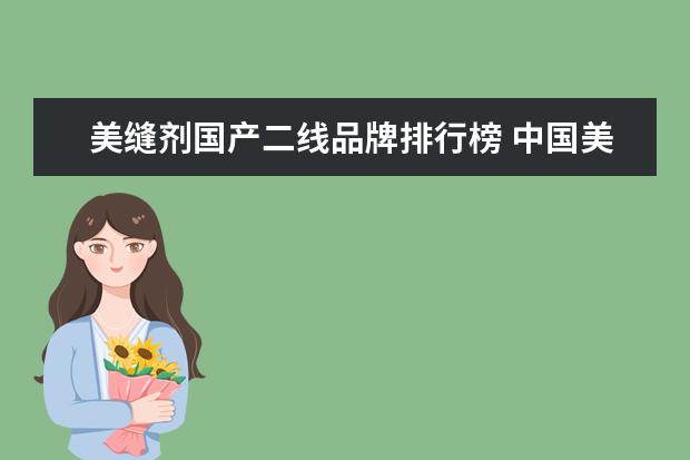 美缝剂国产二线品牌排行榜 中国美缝剂十大品牌排行榜