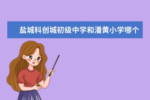 盐城科创城初级中学和潘黄小学哪个好