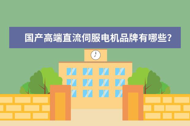 国产高端直流伺服电机品牌有哪些？