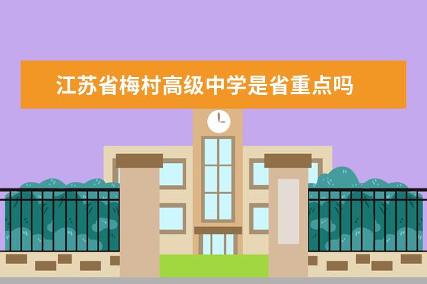 江苏省梅村高级中学是省重点吗