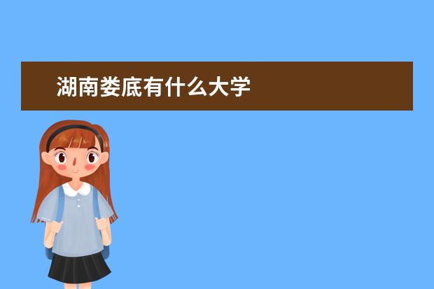 湖南娄底有什么大学