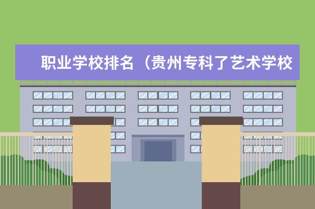 职业学校排名（贵州专科了艺术学校有那些）