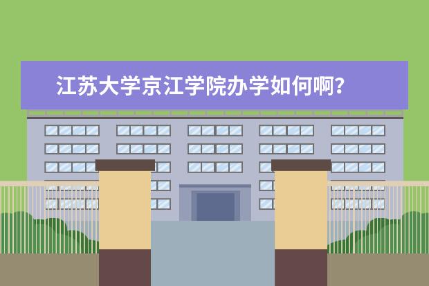 江苏大学京江学院办学如何啊？