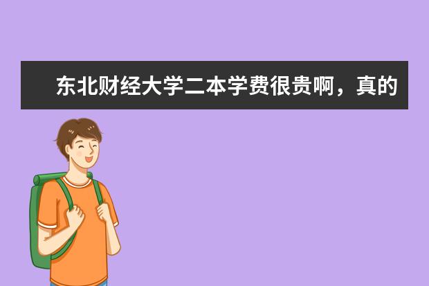 东北财经大学二本学费很贵啊，真的好吗