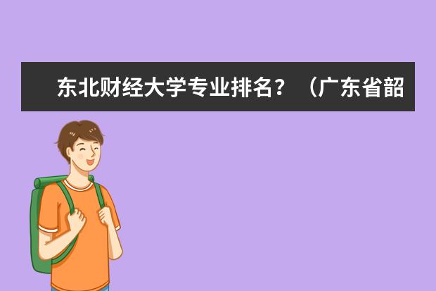 东北财经大学专业排名？（广东省韶关学院和肇兴学院的综合比较）