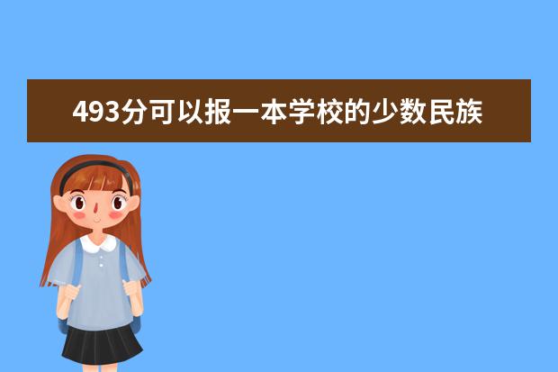 493分可以报一本学校的少数民族预科班吗？