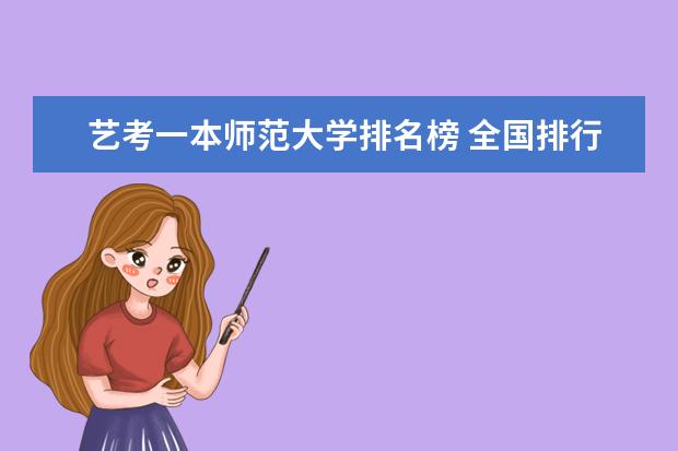 艺考一本师范大学排名榜 全国排行前十的师范大学及其分数线